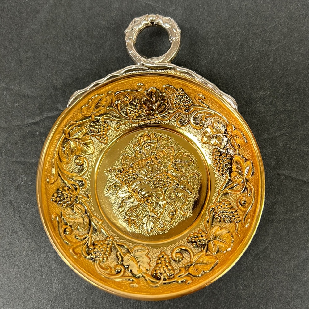 Vintage marked silver plate sommeliers wine tasting cup